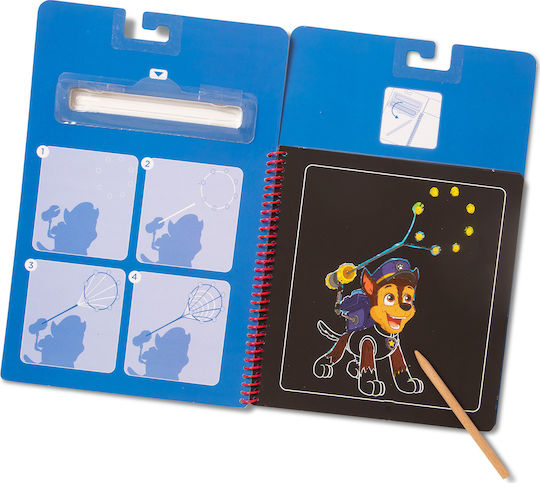 Melissa & Doug Рязане на хартия Scratch Art Paw Patrol Chase за Деца 5+ години+ Години