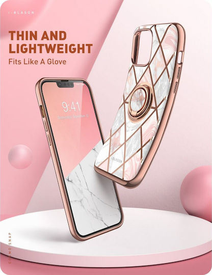 Supcase I-Blason Cosmo Snap Back Cover Σιλικόνης Marble Pink (iPhone 13 Pro Max)