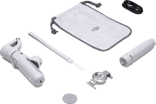 DJI OM 5 Gimbal Κινητού με Σταθεροποιητή 3 Αξόνων και 6.4 ώρες λειτουργίας Athens Grey