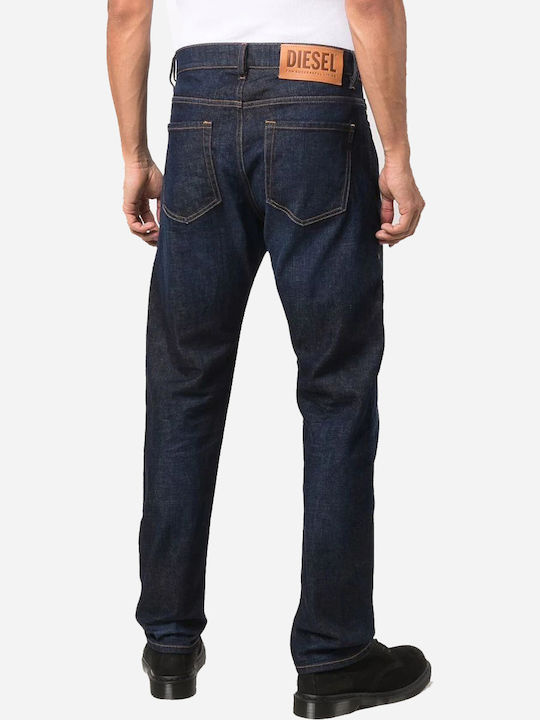 Diesel D-Viker Pantaloni de Bărbați din Jean în Croială Normală Albastru