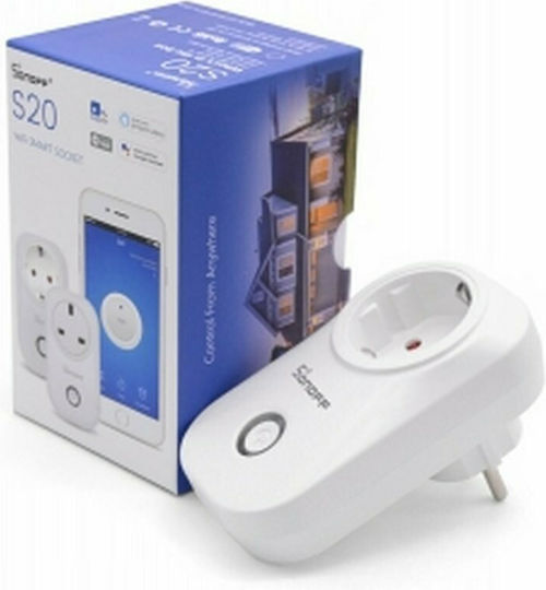 Sonoff S20 EU Smart Un singur soclu Alb