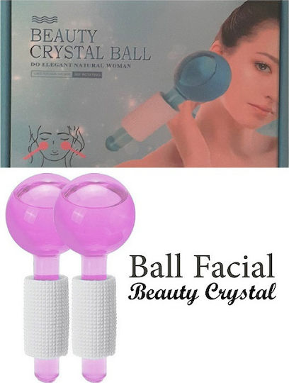 Hockey Ice Energy Ball Σετ Roller Προσώπου Ροζ 2τμχ