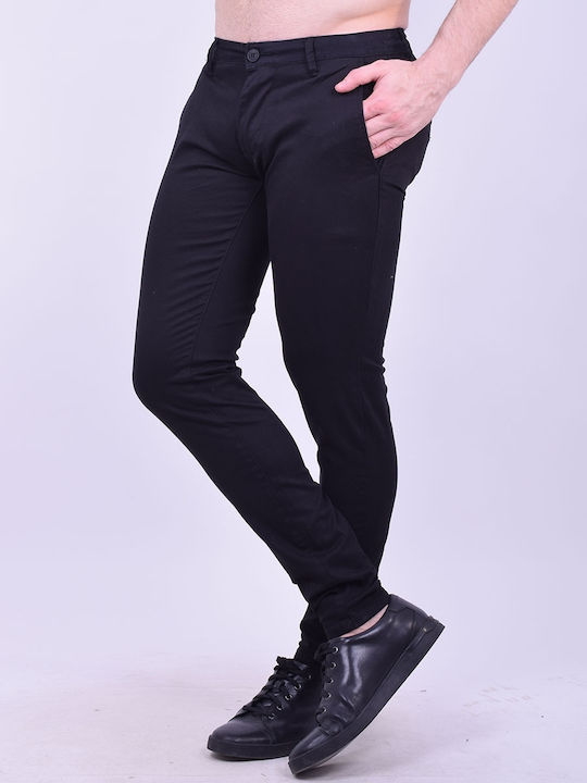 PA3822 Παντελόνι Chino Μαύρο