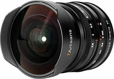 7artisans Full Frame Camera Lens Photoelectric 10mm F/2.8 Fisheye for Leica L Mount Black