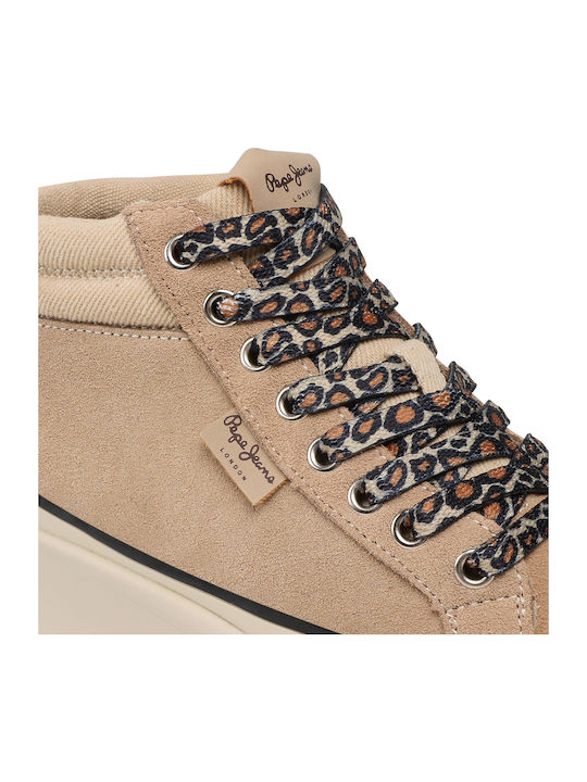Woking Urban Pentru Femei Flatforms Tip Botine Bej