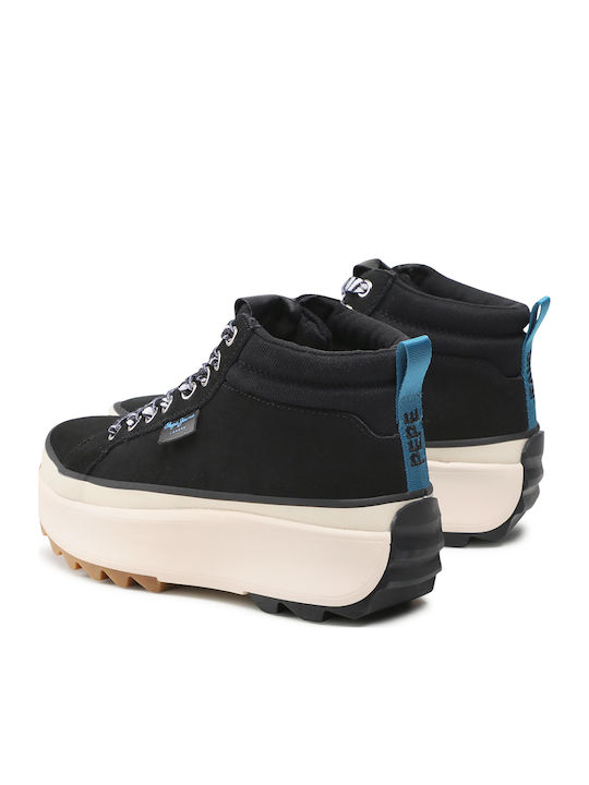 Rodney Basic Adidași Pentru Femei Flatforms Tip Botine Negri