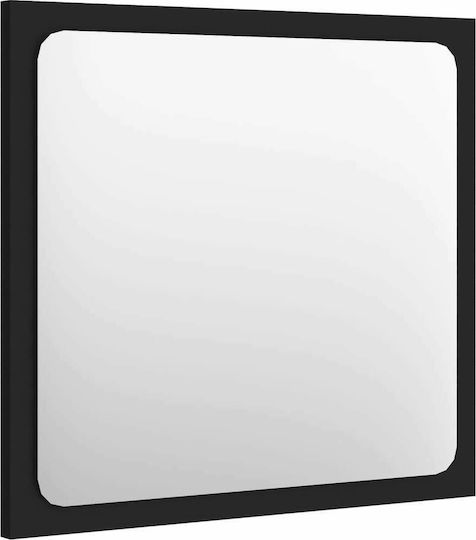 vidaXL Πάγκος με Νιπτήρα & Καθρέπτη Μ41xΒ38.5xΥ46cm Μαύρος