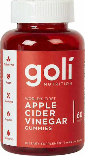 Goli Nutrition Apple Cider Vinegar Spezielles Nahrungsergänzungsmittel 60 Geleebohnen Apfel