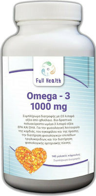 Full Health Omega-3 Fischöl 1000mg 140 Softgels