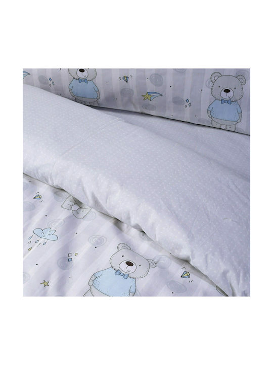 Das Home 4764 Set Kids Duvet Cover Single with Pillowcase Cotton 160x240cm