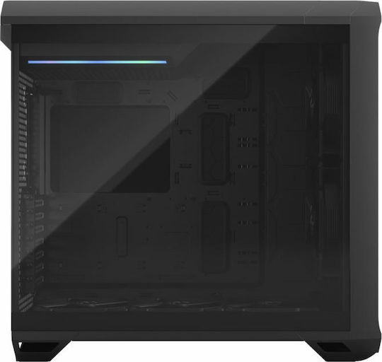Fractal Design Torrent TG Light Tint Gaming Midi Tower Κουτί Υπολογιστή με Πλαϊνό Παράθυρο Μαύρο