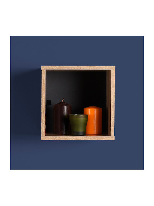 Shelf Wall Flat Sonoma 33x19x33cm