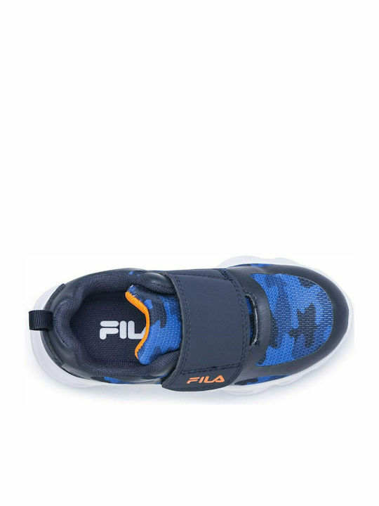 Flash Gordon Παιδικά Sneakers με Σκρατς & Φωτάκια Μπλε