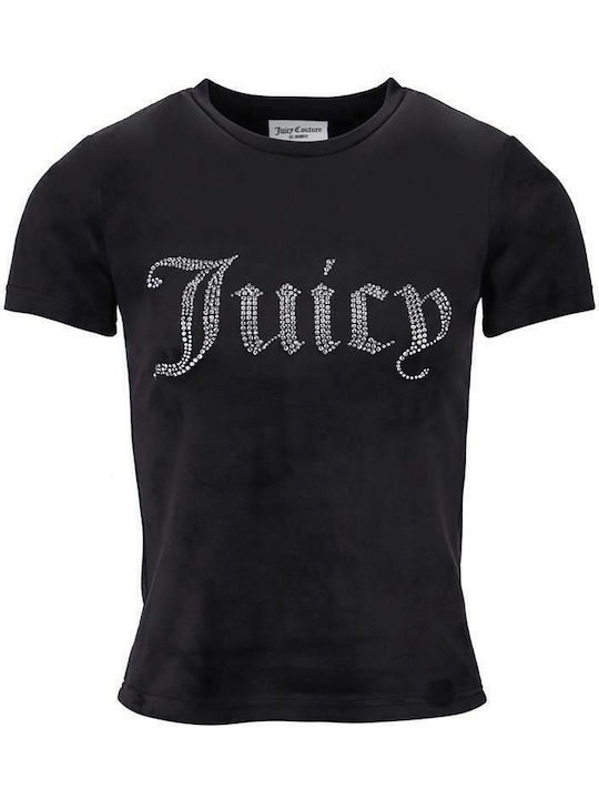 Taylor Γυναικείο Crop T-shirt Μαύρο