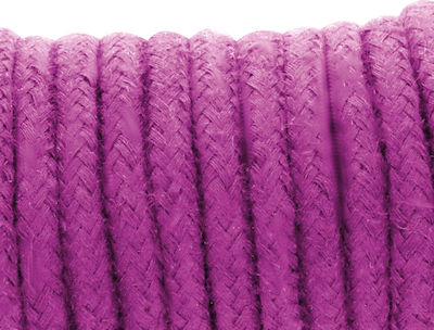 Darkness Kinbaku Linen Rope Frumoasă de Legat în Culoarea Violet D-221824