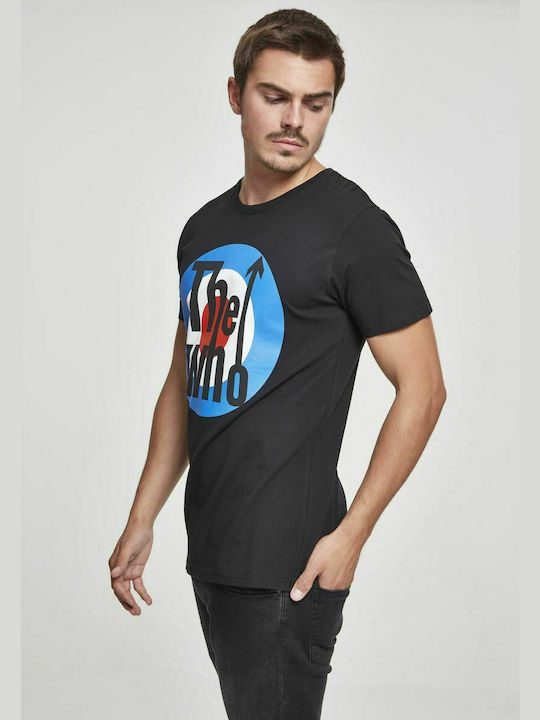 Merchcode The Who Classic Target T-shirt σε Μαύρο χρώμα