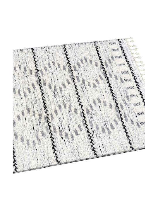 Madi Rung Σετ Μοντέρνα Χαλιά Κρεβατοκάμαρας Grey RUNG-BED SET 3τμχ