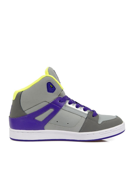 Rebound Kinder Sneakers Hoch Gray