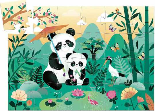 Kids Puzzle Leo the Panda for 3+ years+ Years 24pcs Djeco