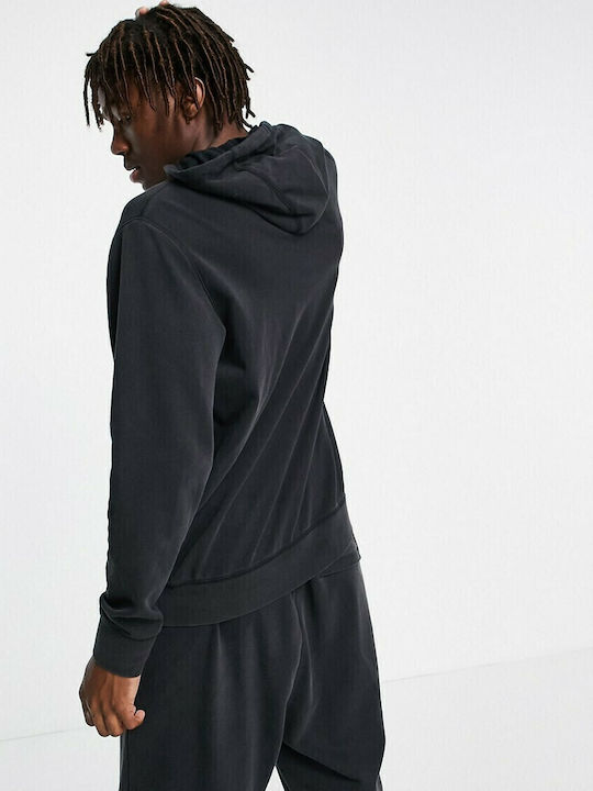 Jumpman Air Dri-Fit Φούτερ με Κουκούλα Μαύρο