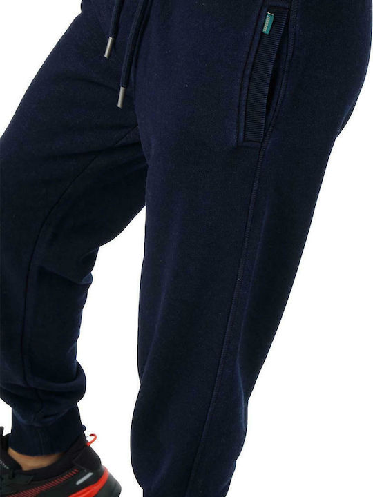 Sweatpants with Elastic Navy Blue