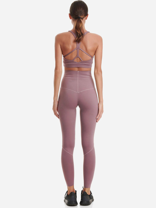 Walk Women's Long Training Legging High Waisted Pink