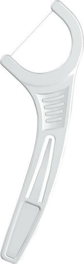 PlacAway Eco Flosser with Mint Flavour & Handle White 30pcs