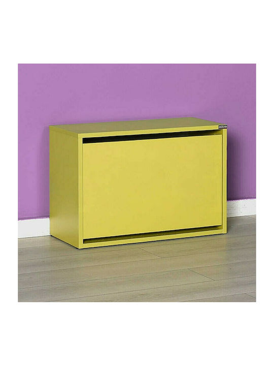Holz Schuhschrank mit 1 Regal Green 60x30x42cm