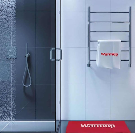 Warmup 4 Bar Ladder - Square Polished Ηλεκτρική Πετσετοκρεμάστρα 52W 43.5x52cm Ασημί