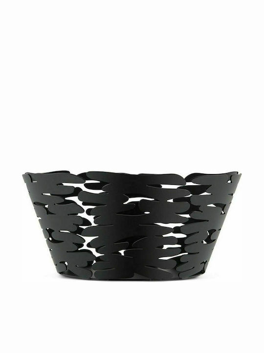 Alessi Φρουτιέρα Inox Μαύρη 21x18x10εκ.