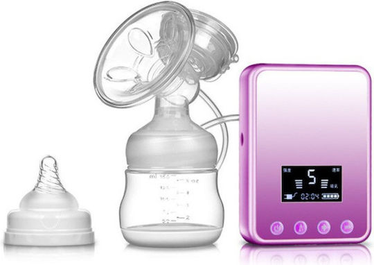 Zimeitu Ηλεκτρικό Διπλό Θήλαστρο Μπαταρίας και Ρεύματος Χωρίς BPA Μωβ