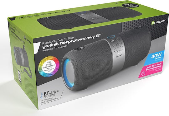 Tracer Splash XXL Bluetooth Speaker 30W with Radio and Battery Life up to 10 hours Black