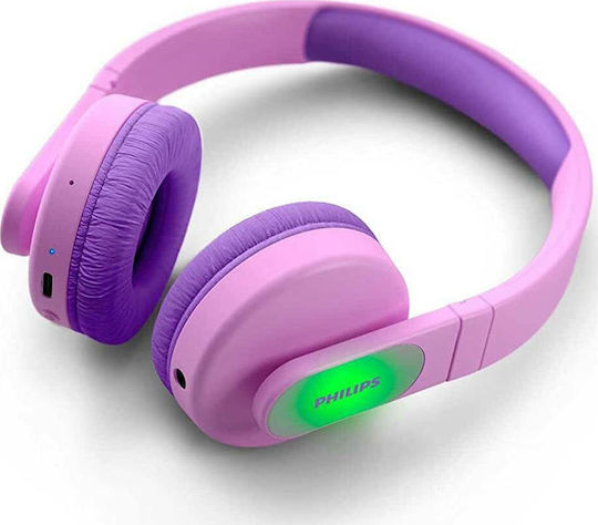 Philips TAK4206 Fără fir / Cu fir Pentru copii On Ear Căști cu 28 ore de Funcționare și Încărcare Rapidă Roz