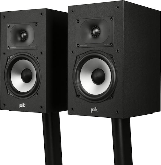 Polk Audio Monitor XT20 Paar Hi-Fi Lautsprecher Buch selbst 200W 2 Anzahl von Fahrern B19.05xT27.93xH33cm. Schwarz