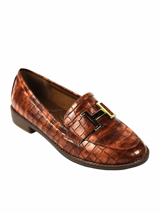 B-Soft Γυναικεία Loafers σε Καφέ Χρώμα