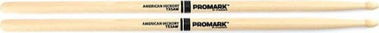 Promark Hickory Μπαγκέτες Ντραμς 5A με Σχήμα Μύτης Oval