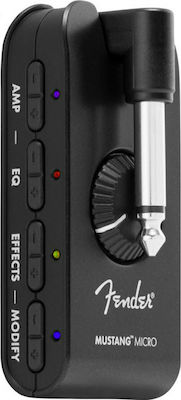Fender Mustang Micro Φορητός Ψηφιακός Ενισχυτής Ακουστικών Μονοκάναλος με USB και Jack 6.3mm
