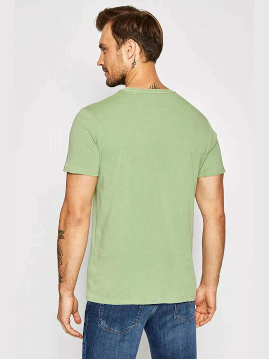 Guess Men's Short Sleeve T-shirt Green