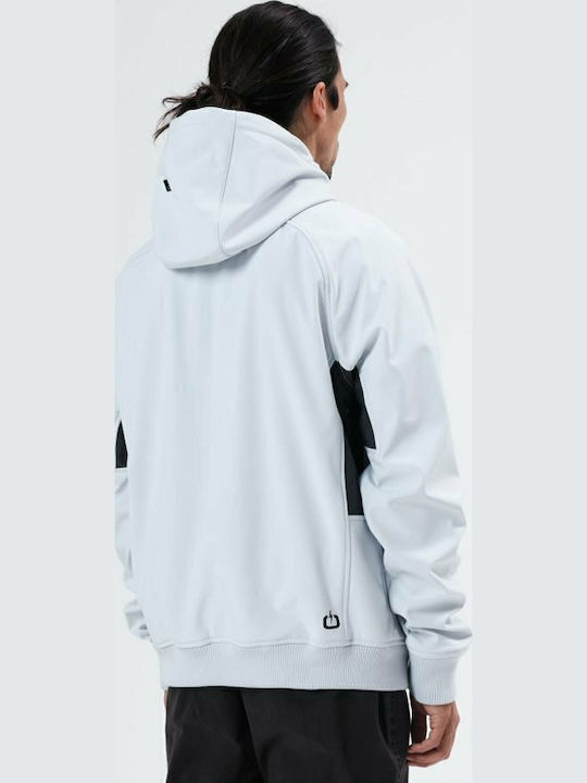 Winter Jacke Softshell Wasserdicht und Winddicht Ice White