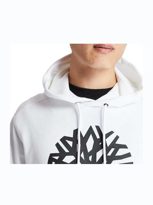Sweatshirt with Hood White