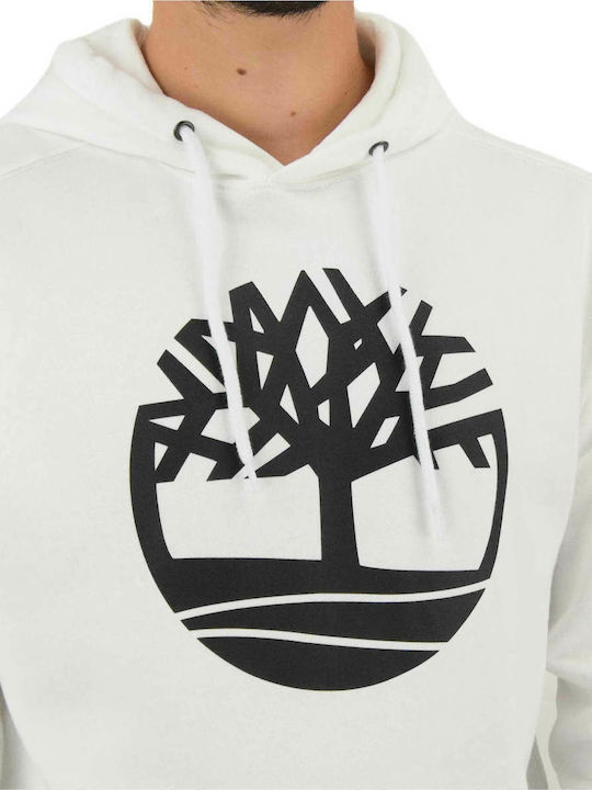 Sweatshirt with Hood White