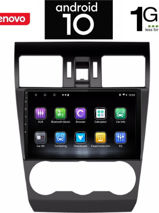 Lenovo Car-Audiosystem für Subaru Impreza / Forstwirt 2012-2015 (Bluetooth/USB/AUX/WiFi/GPS) mit Touchscreen 9" IQ-AN X5928_GPS