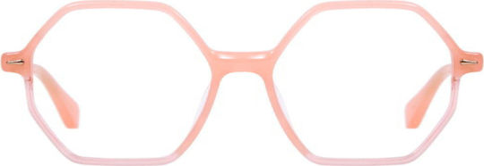 Gigi Barcelona Zoe Women's Acetate Prescription Eyeglass Frame Pink 6603/6