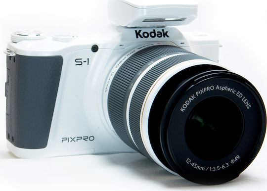 Kodak S1 Mirrorless Φωτογραφική Μηχανή Kit (PixPro 12-45mm F3.5-6.3) Λευκή