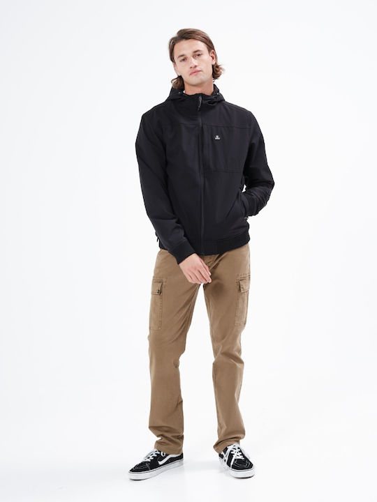 Winter Jacket Bomber Windproof Black