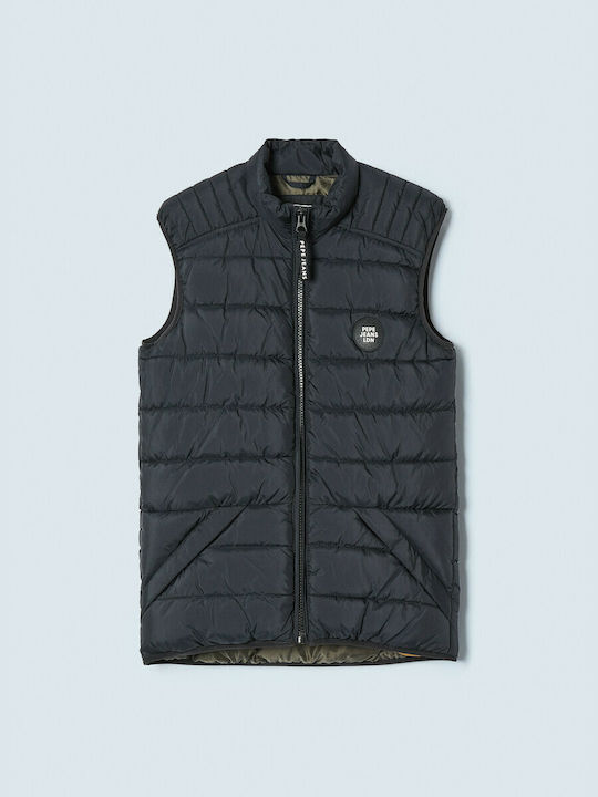 Sleeveless Jacket Puffer Black