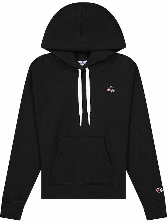 Women's Sweatshirt Hooded Black