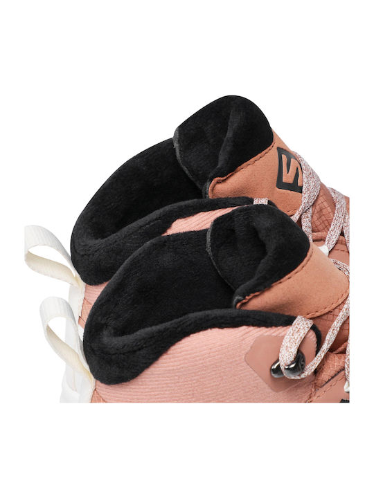Salomon Outsnap CSWP Γυναικεία Ορειβατικά Μποτάκια Mocha Mousse / Vanilla Ice / Black