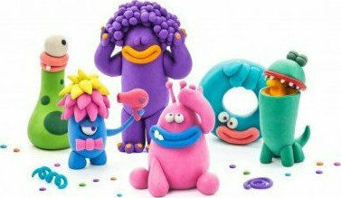 Hey Clay Claymates Terațaki Argilă Modelatoare Copii Module Multicolore