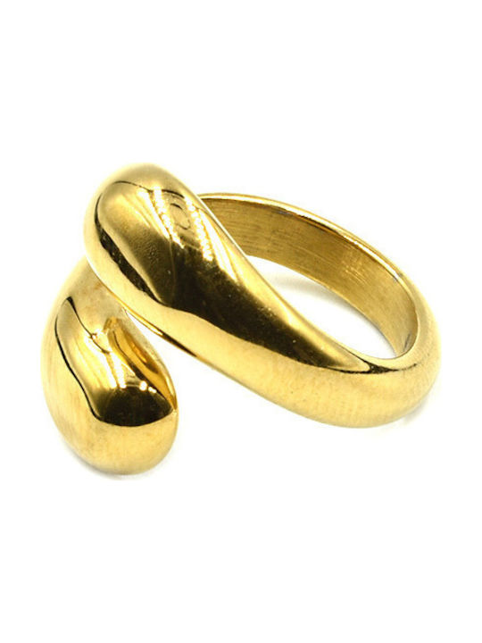 Women's stainless steel ring Awear Adela Gold